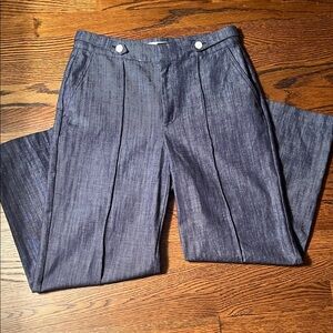 LOFT Deep Blue Wide-Leg Pants